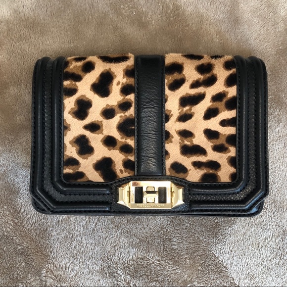 Rebecca Minkoff Small Love Calf Hair Crossbody Bag - Picture 5 of 6